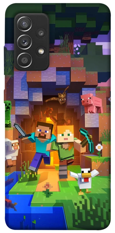 Чехол на Samsung Galaxy A52 4G / A52 5G Minecraft game фото 1 из 1