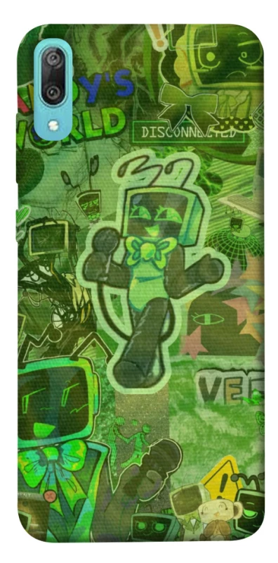 Чохол на Huawei Y6 Pro (2019) Dandysworld tv green theme фото 1 з 1