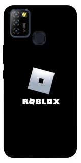 Чехол на Infinix Hot 10 Lite Roblox logo black фото 1 из 1