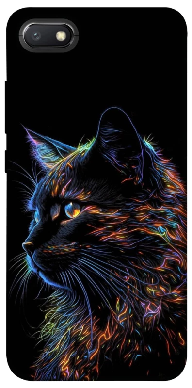 Чехол на Xiaomi Redmi 6A Черный кот фото 1 из 1