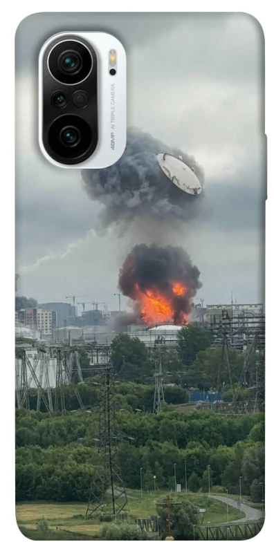 Чохол на Xiaomi Redmi K40 / K40 Pro / K40 Pro+ / Poco F3 Moscow never sleeps ver.4 фото 1 з 1