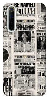Чехол на Realme 6 Harry Potter newspaper фото 1 из 1