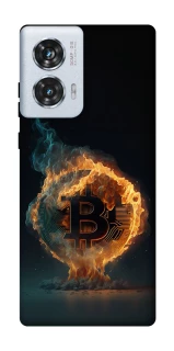 Чохол на Motorola Edge 50 Fusion Fire Bitcoin фото 1 з 1