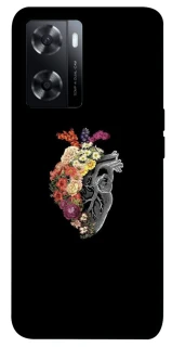 Чехол на Oppo A57s Heart with flowers фото 1 из 1