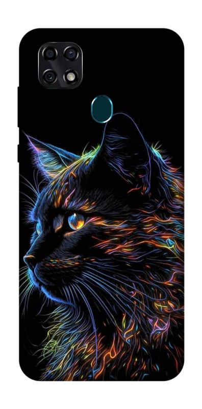 Чохол на ZTE Blade 20 Smart Чорний кіт фото 1 з 1