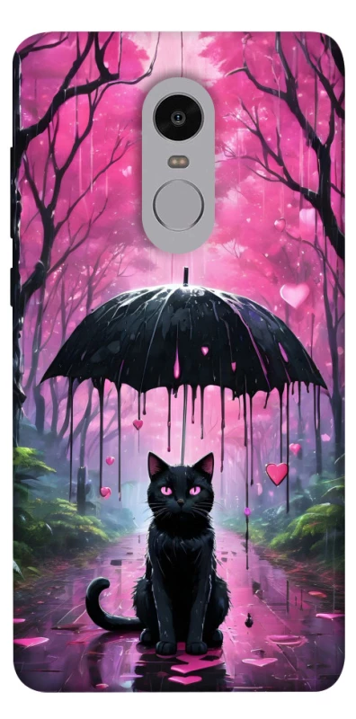 Чохол на Xiaomi Redmi Note 4X / Note 4 (Snapdragon) Black cat фото 1 з 1