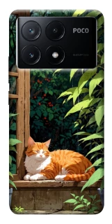 Чехол на Xiaomi Poco X6 red cat фото 1 из 1