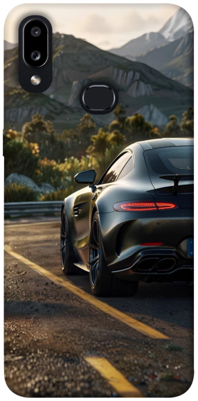Чехол на Samsung Galaxy A10s Car in the mountains фото 1 из 1