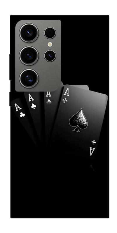 Чохол на Samsung Galaxy S24 Ultra Black Cards фото 1 з 1