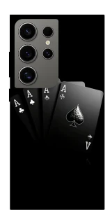 Чохол на Samsung Galaxy S24 Ultra Black Cards фото 1 з 1