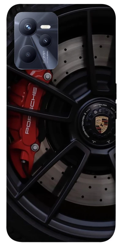 Чехол на Realme C35 Wheal porsche фото 1 из 1