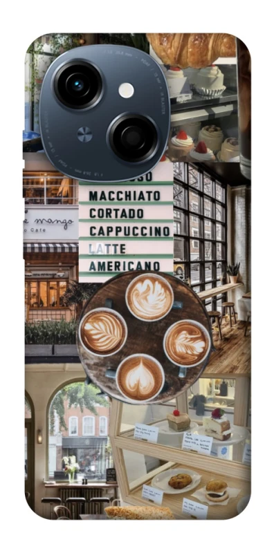 Чохол на TECNO Spark Go 1 Coffee collage ver.5 фото 1 з 1