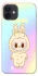 Чехол на Apple iPhone 12 (6.1") Fluffy Rainbow Labubu фото 1 из 1