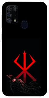 Чохол на Samsung Galaxy M31 Berserk Red Logo фото 1 з 1