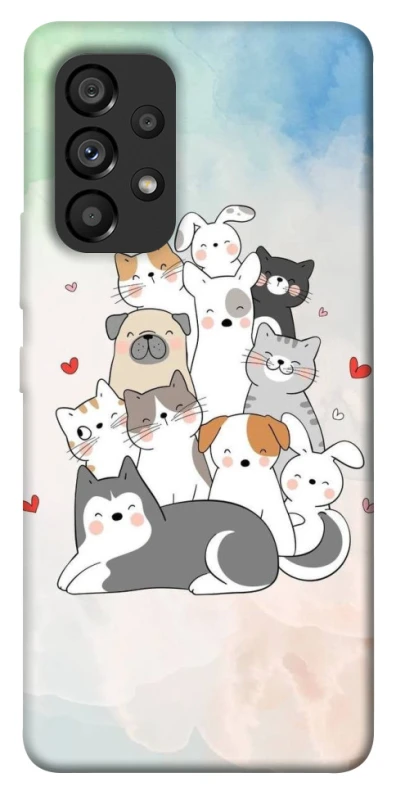 Чохол на Samsung Galaxy A53 5G Funny Pets ver.2 фото 1 з 1