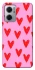 Чехол на Xiaomi Redmi Note 11E Red hearts 2 фото 1 из 1