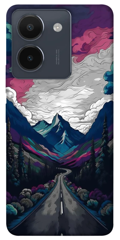 Чохол на Vivo Y36 Намальовані гори фото 1 з 1