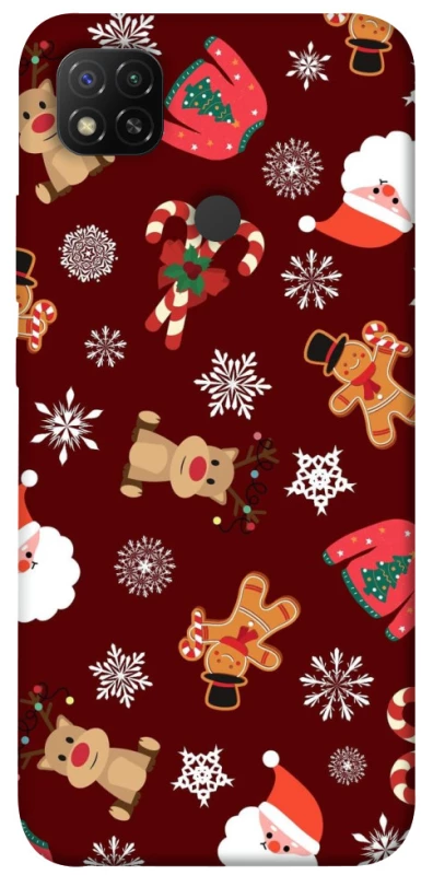 Чехол на Xiaomi Redmi 9C Новогодний v6 фото 1 из 1