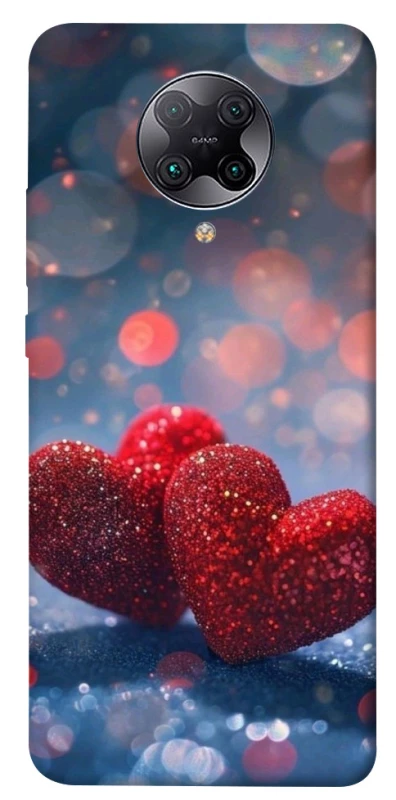 Чохол на Xiaomi Redmi K30 Pro / Poco F2 Pro Red hearts фото 1 з 1