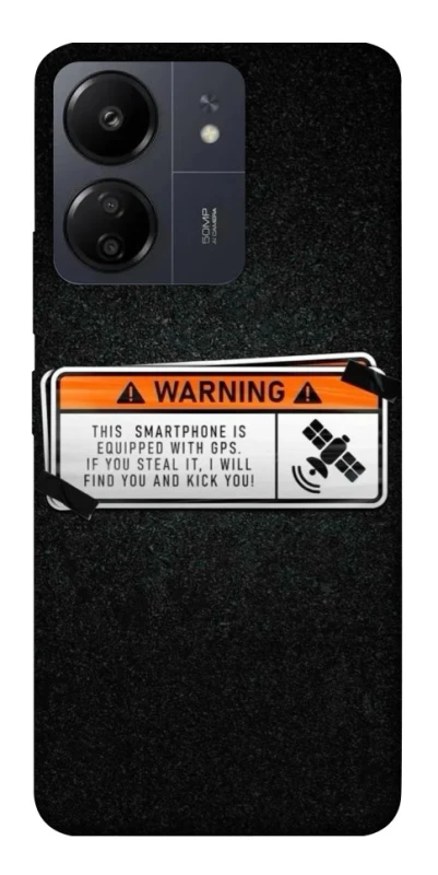 Чохол на Xiaomi Poco C65 Warning фото 1 з 1