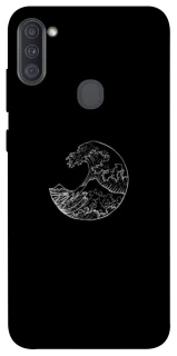 Чохол на Samsung Galaxy A11 Black tsunami фото 1 з 1