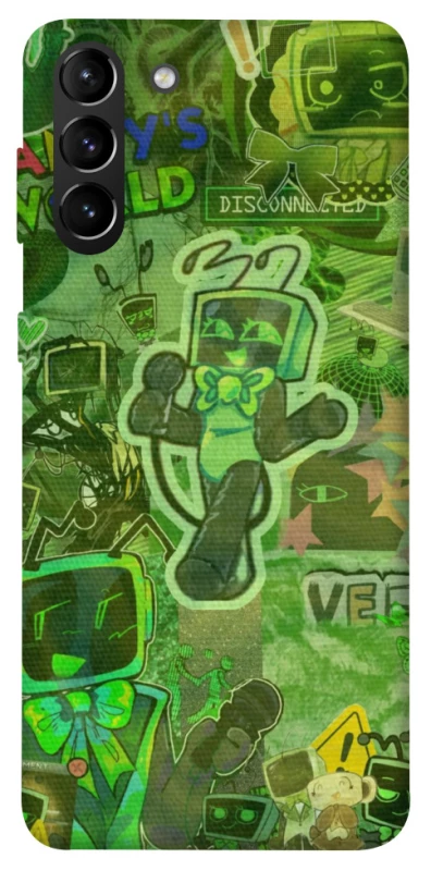 Чохол на Samsung Galaxy S21+ Dandysworld tv green theme фото 1 з 1