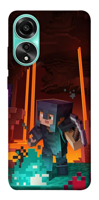 Чехол на Oppo A78 4G Minecraft game adventure фото 1 из 1