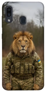 Чохол на Samsung Galaxy A20 / A30 Лев захисник фото 1 з 1