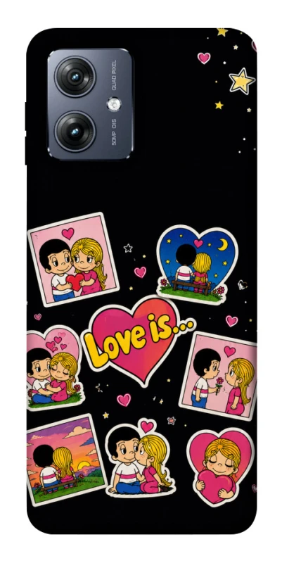 Чохол на Motorola Moto G54 Love is фото 1 з 1