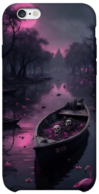 Чохол на Apple iPhone 6/6s (4.7") Boat and flamingo фото 1 з 1