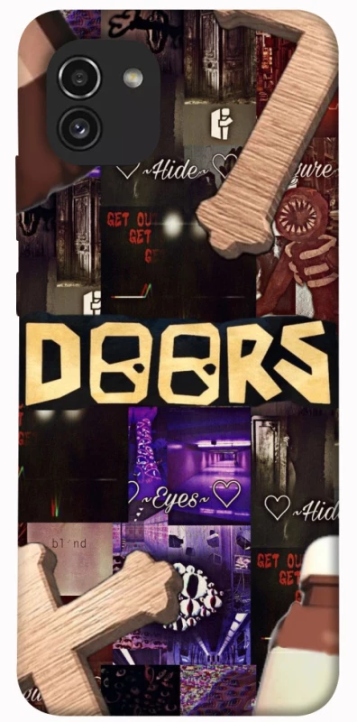 Чехол на Samsung Galaxy A03 Roblox doors dark mode фото 1 из 1
