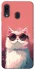 Чехол на Samsung Galaxy A20 / A30 Сat with glasses фото 1 из 1