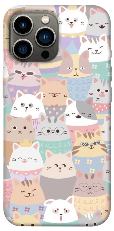 Чехол на Apple iPhone 12 Pro Max (6.7") Funny Kittens ver.2 фото 1 из 1