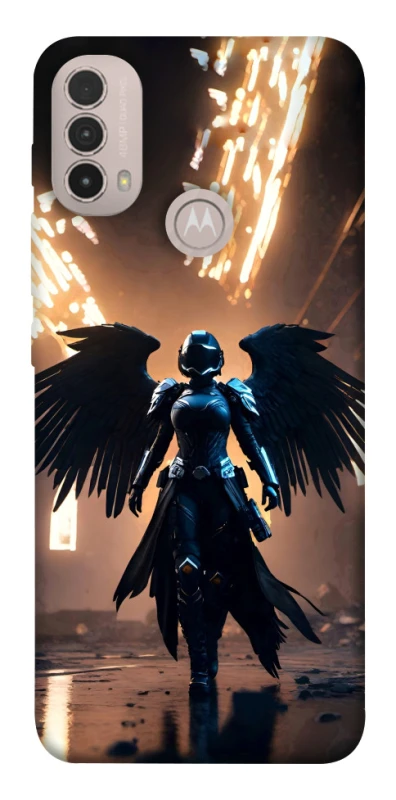 Чохол на Motorola Moto E40 Cyber Angel фото 1 з 1