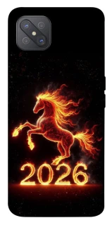 Чохол на Oppo A92s Red Fire Horse ver.1 фото 1 з 1