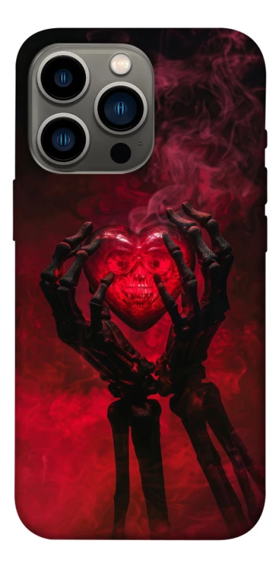 Чохол на Apple iPhone 13 Pro (6.1") Heart in the hands of a skeleton фото 1 з 1