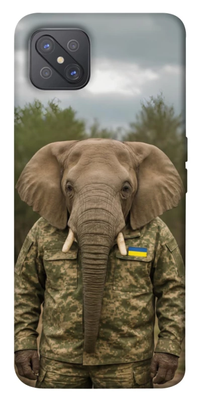 Чохол на Oppo A92s Слон захисник фото 1 з 1