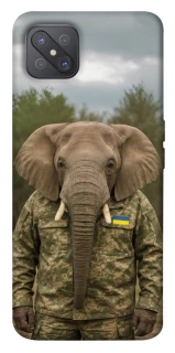 Чохол на Oppo A92s Слон захисник фото 1 з 1