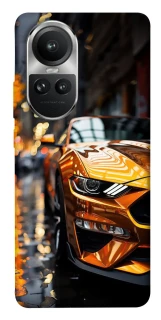 Чохол на Oppo Reno 10 Golden sports car фото 1 з 1