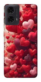 Чохол на Motorola Moto G24 Many hearts фото 1 з 1