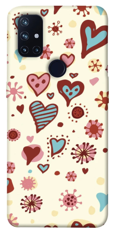 Чохол на OnePlus Nord N10 5G Pretty hearts фото 1 з 1