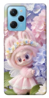 Чехол на Xiaomi Poco X5 Pro 5G Labubu & Flowers ver.1 фото 1 из 1