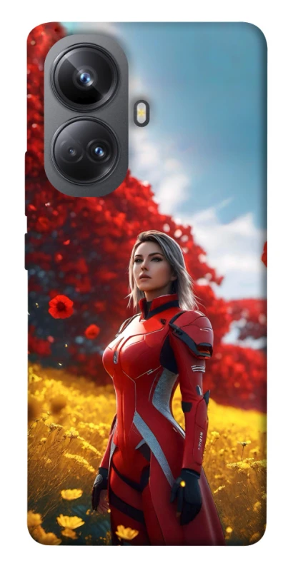 Чохол на Realme 10 Pro+ Cyber space girl ver.5 фото 1 з 1