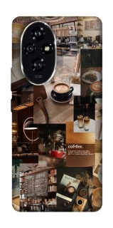 Чохол на Honor 200 Coffee collage ver.2 фото 1 з 1