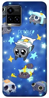Чехол на Vivo Y21 / Y33s Pebble kitten stars фото 1 из 1
