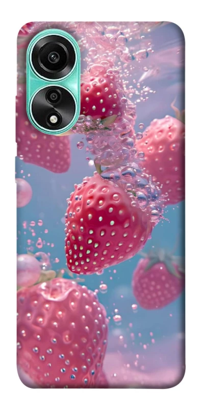 Чохол на Oppo A78 4G Полуниця в воді фото 1 з 1