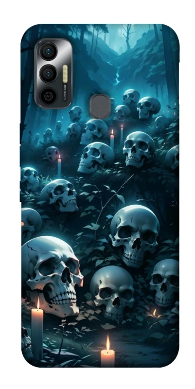 Чехол на TECNO Spark 7 Skulls v3 фото 1 из 1