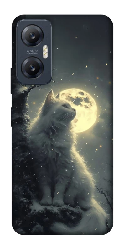 Чехол на Infinix Hot 20 5G Кот под луной фото 1 Чехол на Infinix Hot 20 5G Кот под луной фото 1 из 1
