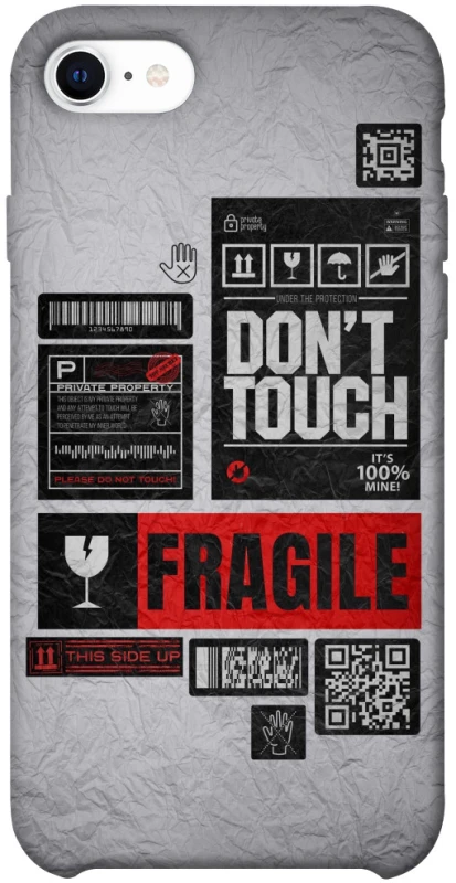 Чехол на Apple iPhone SE (2020) Don't touch фото 1 из 1