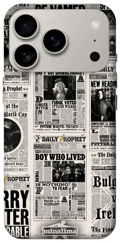 Чохол на Apple iPhone 18 Pro Harry Potter newspaper фото 1 з 2